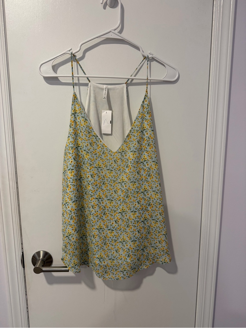 Floral Spaghetti Strap Cami Tank Top -  DNA Couture